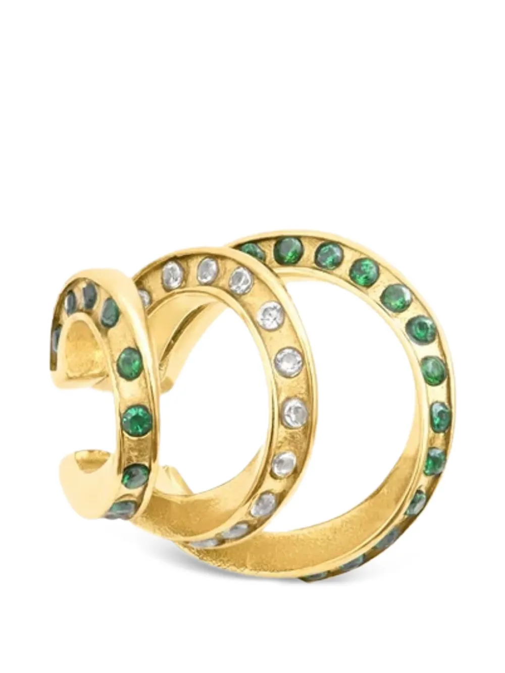 YPARIS Star G encrusted ear cuff - Oro