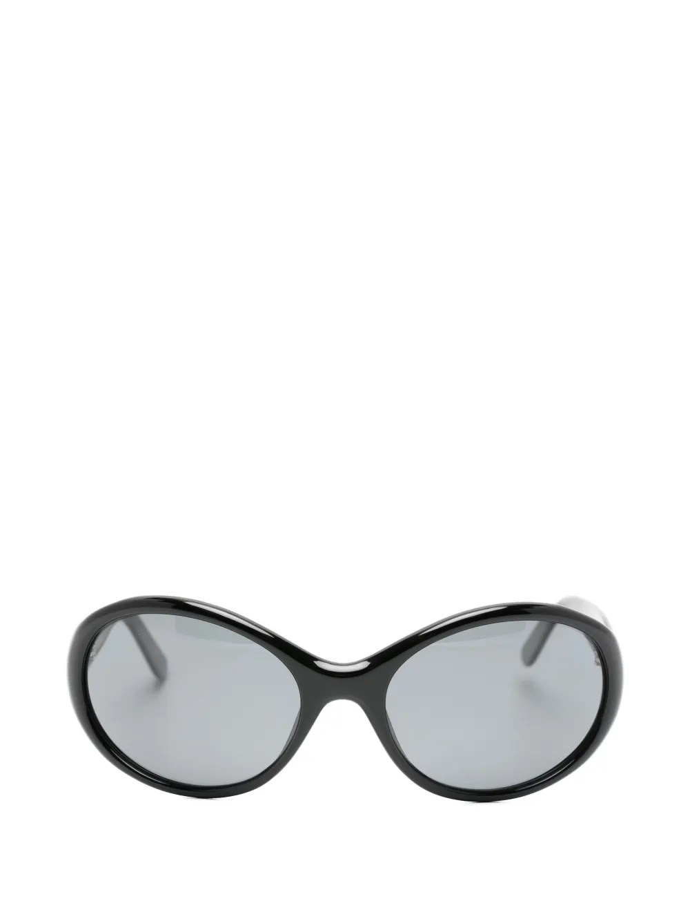 Chimi Giada Oval-frame Sunglasses In Black