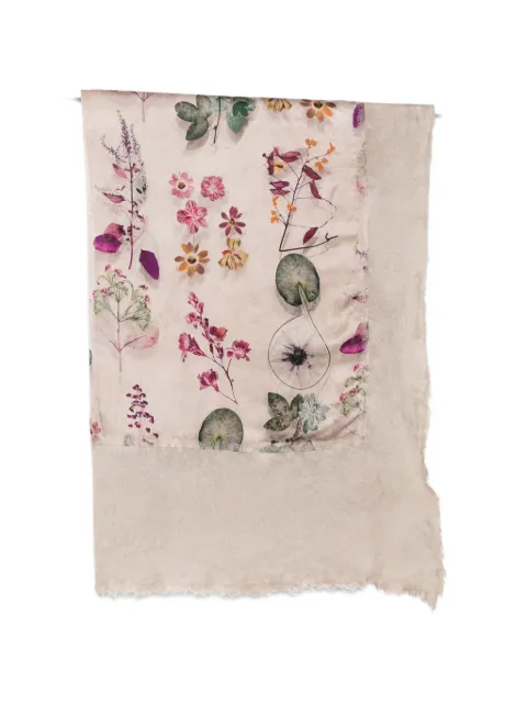 Avant Toi floral-print scarf
