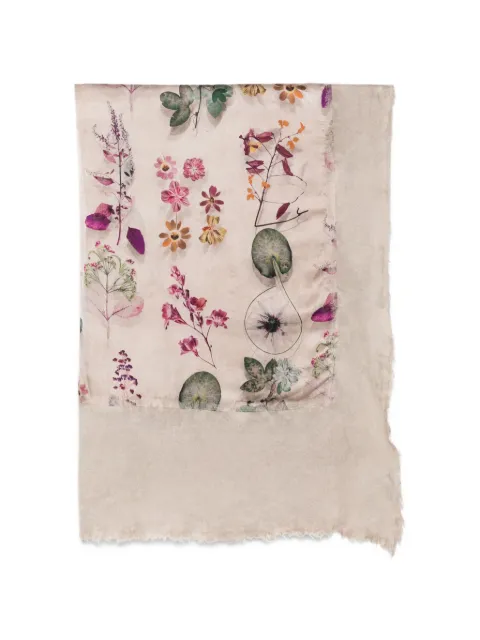 Avant Toi pañuelo con estampado floral