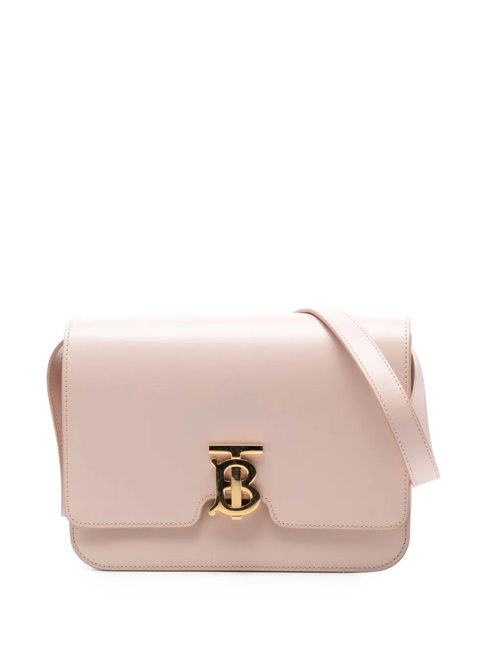 Burberry Pre-Owned 2018-2023 Medium Smooth Calfskin TB Monogram crossbody bag - Rosa