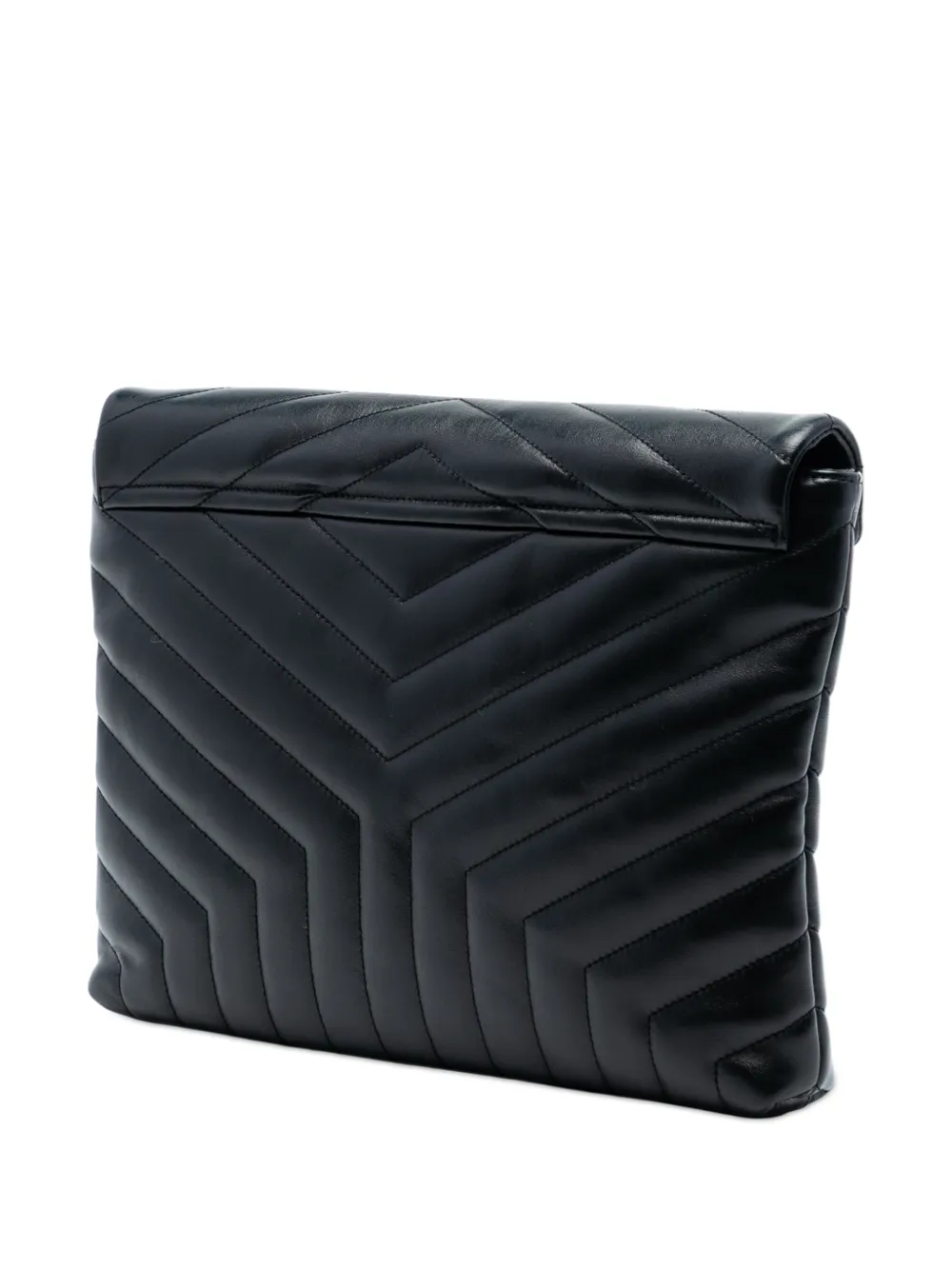 2018 Matelasse Calfskin Monogram Loulou Document Clutch Bag