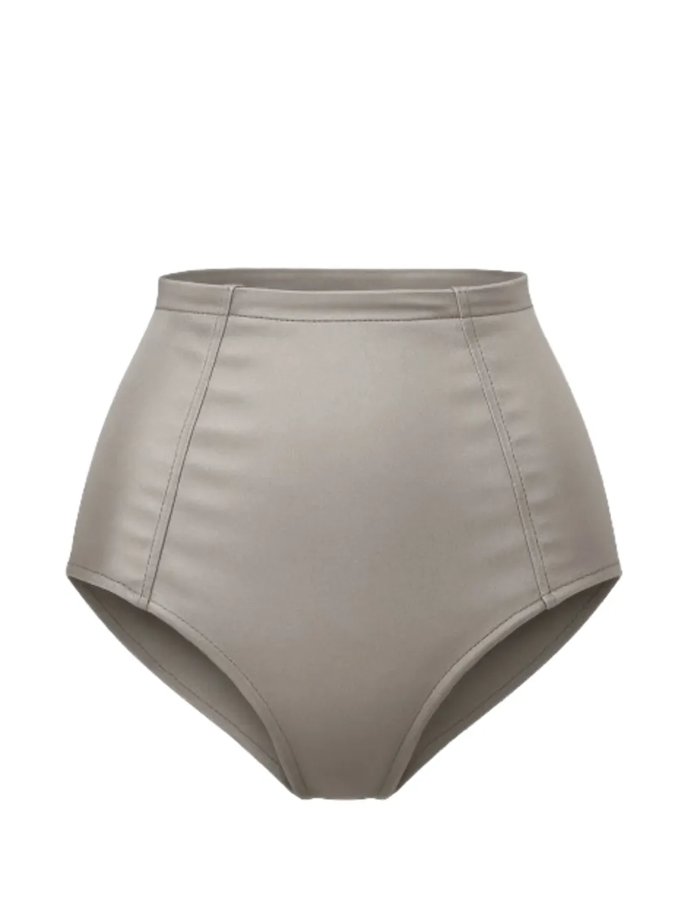 ROOM76 high-waist seam shorts - Neutrals
