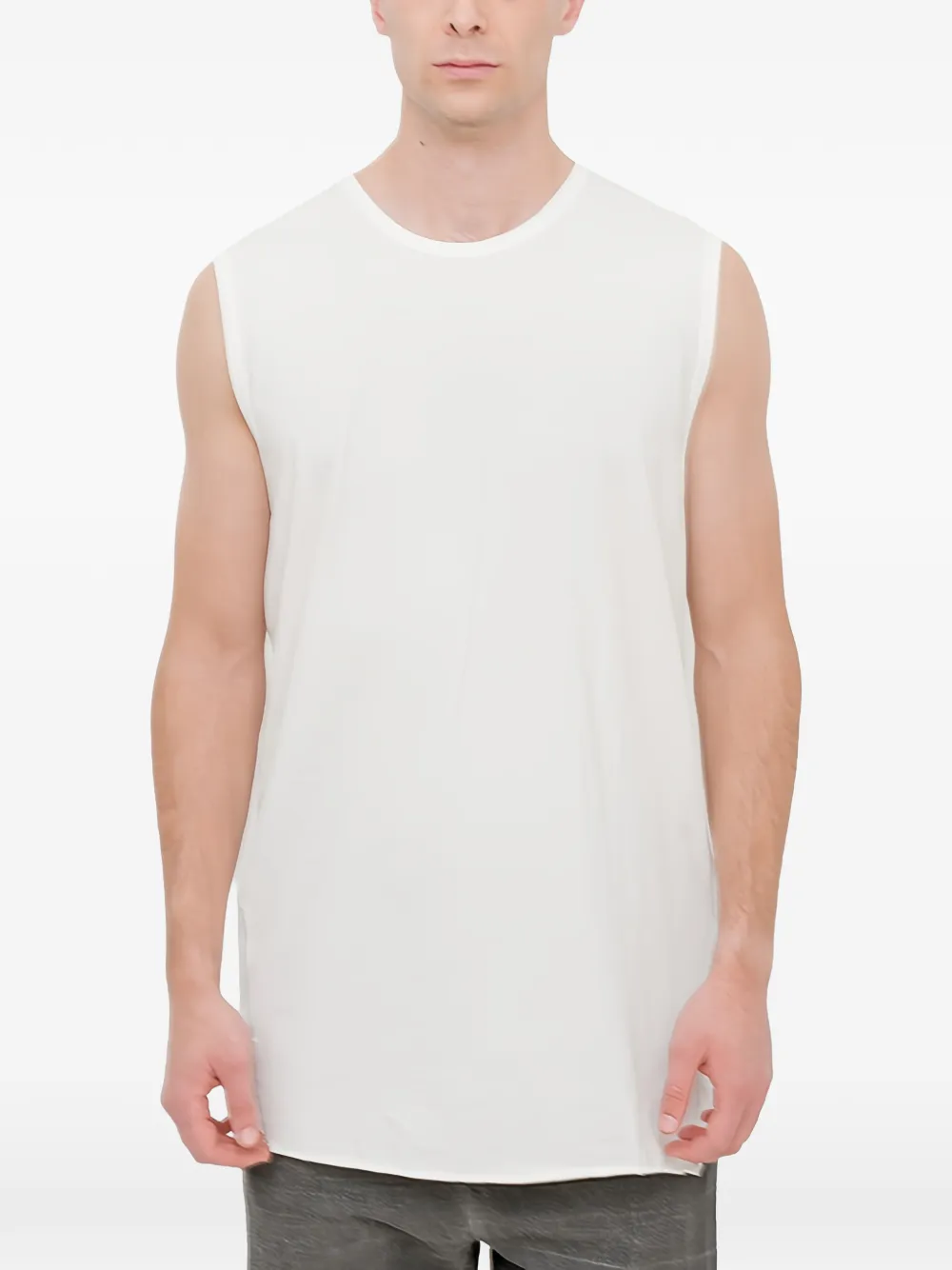 69 BY ISAAC SELLAM crew-neck tank top - Bianco