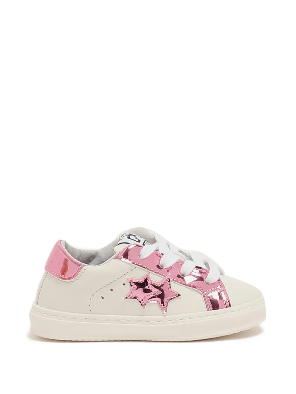 2 Star Kids star-appliqué sneakers - Toni neutri