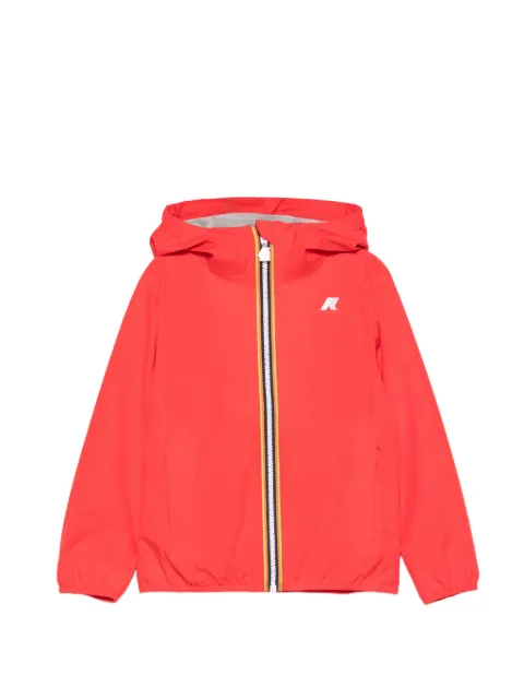 K Way Kids hooded zip-fastening jacket