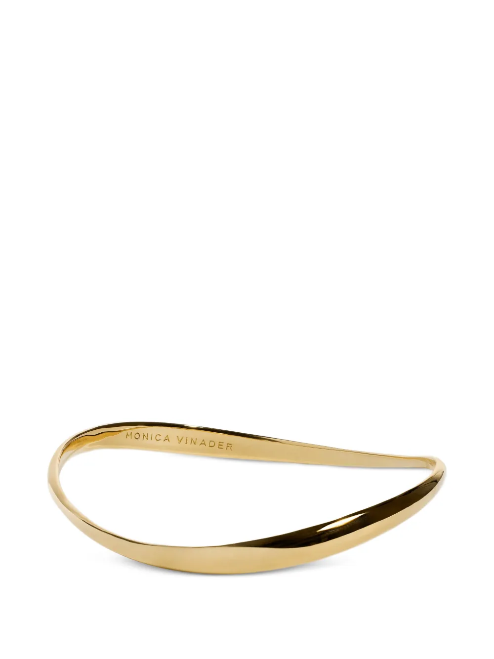 Monica Vinader Bracciale rigido Swirl - Oro