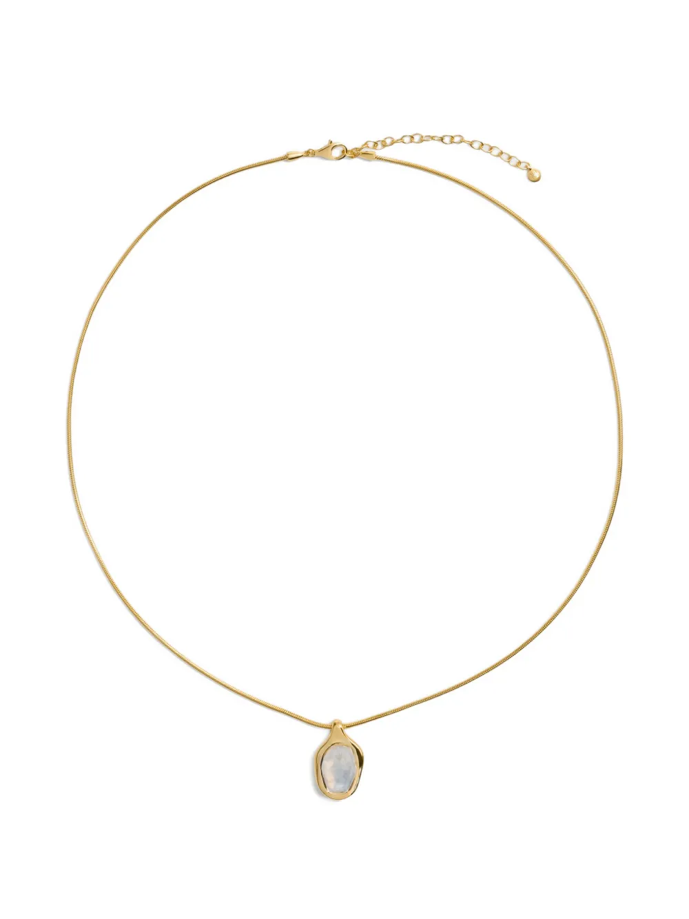 Monica Vinader Odyssey moonstone necklace - Oro
