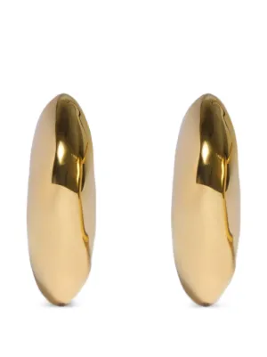 Jil Sander フープピアス | ゴールドトーン | FARFETCH JP