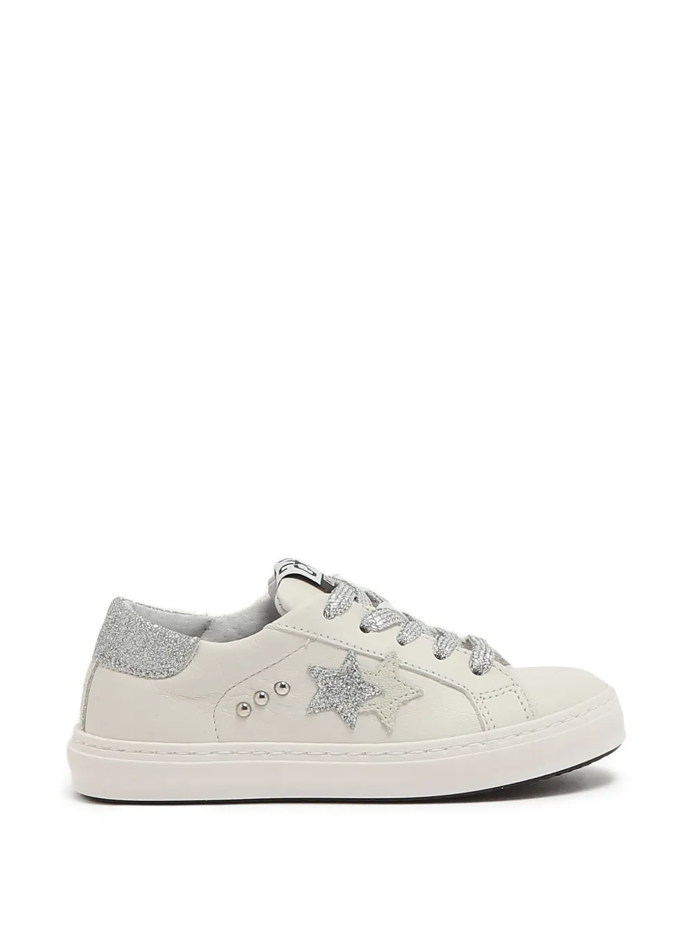 2 Star Kids star-appliqué sneakers - Bianco