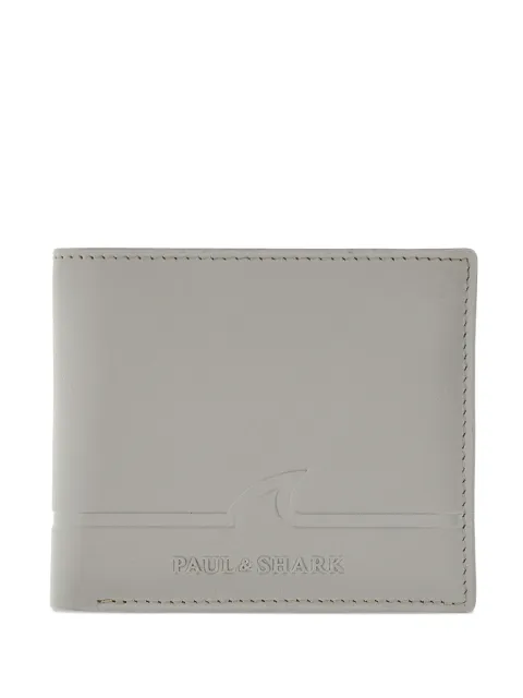 Paul & Shark shark fin-embossed leather wallet