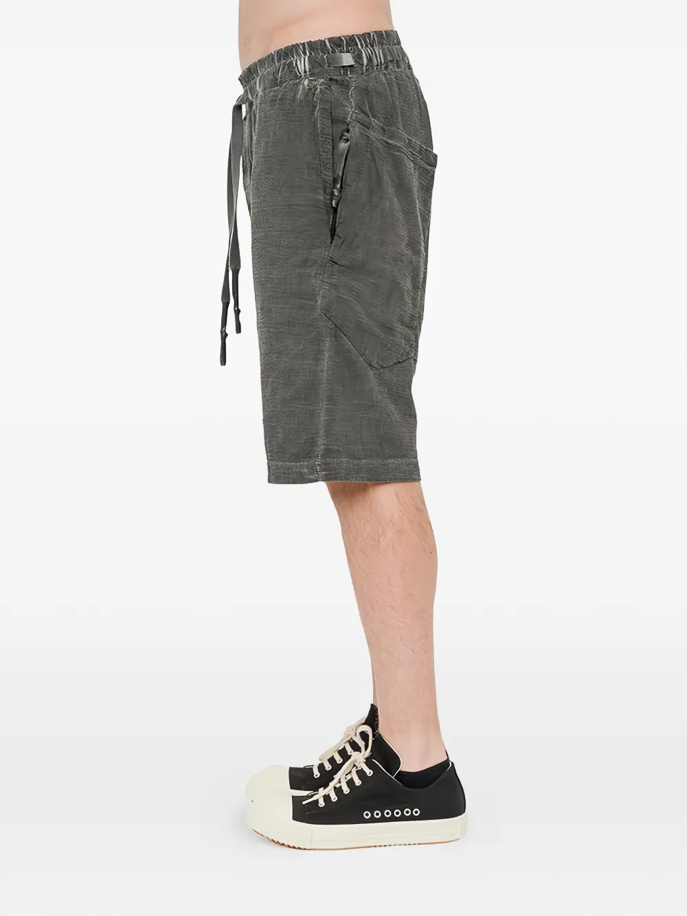 69 BY ISAAC SELLAM Shorts met trekkoord Grijs