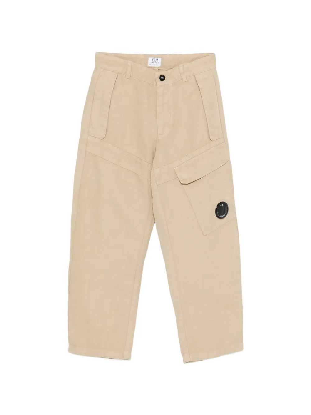 C.P. Company Kids cargo pocket trousers - Toni neutri