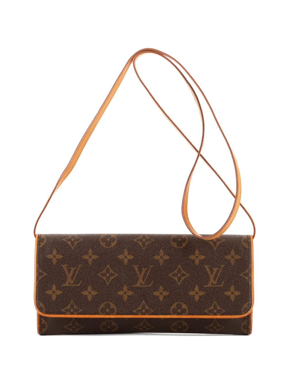 Louis Vuitton Pre-Owned GM Twin Monogram wallet on strap - Marrone