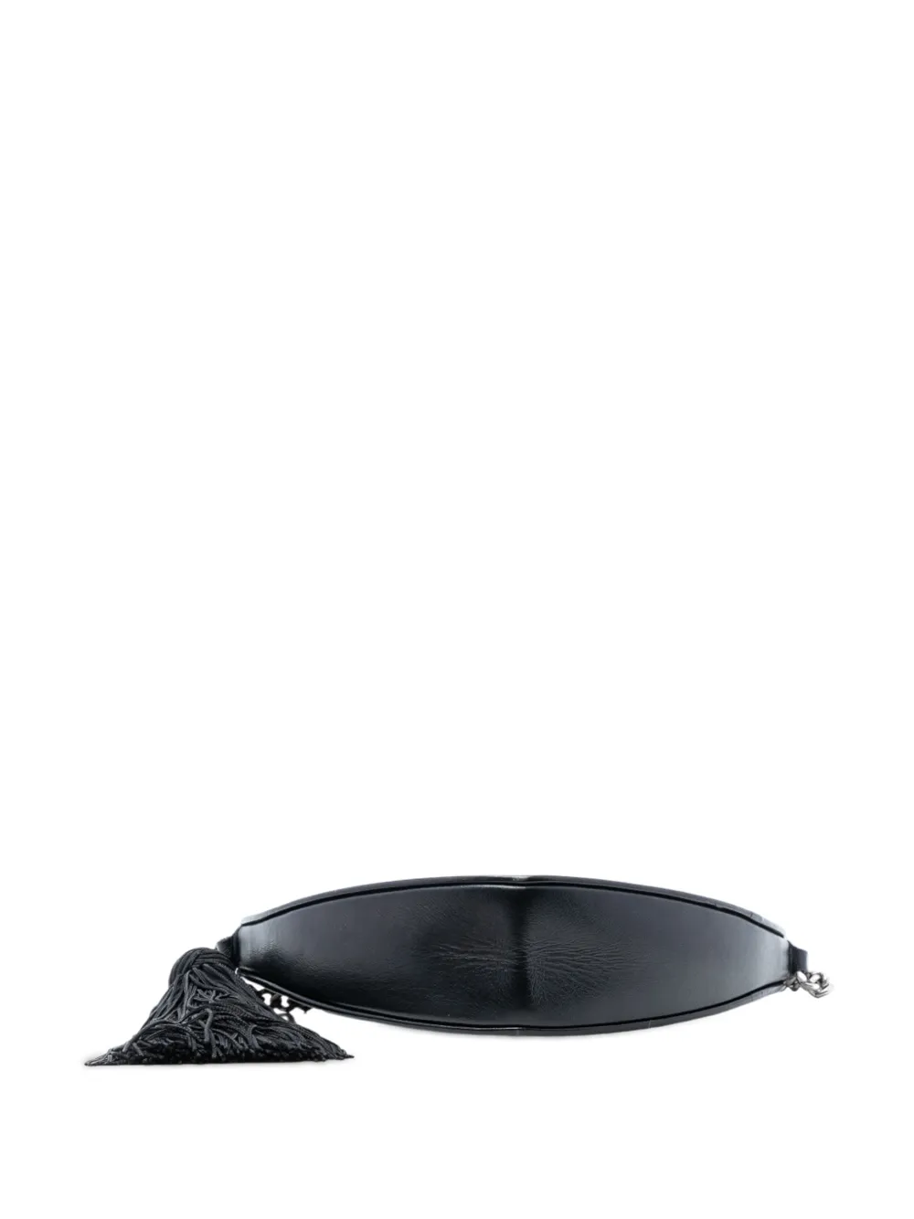 2018 Studded Calfskin Sac Coeur Heart Tassel Crossbody Bag