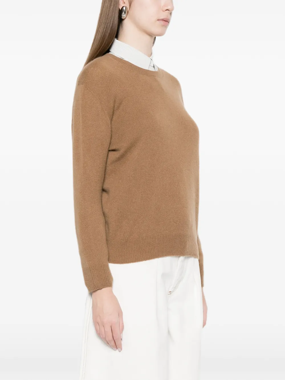  The Row Noler Long-sleeve Sweater - Brown 