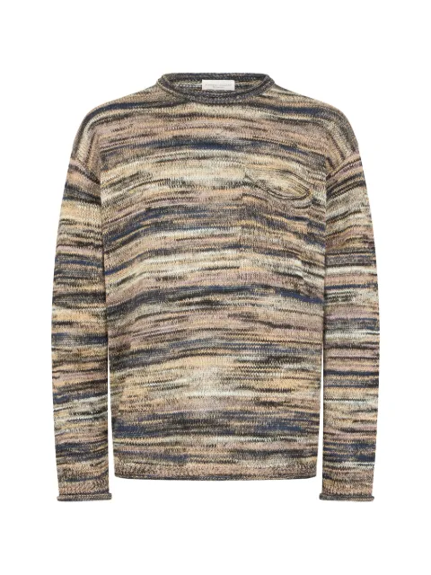Roberto Collina crew-neck pocket sweater