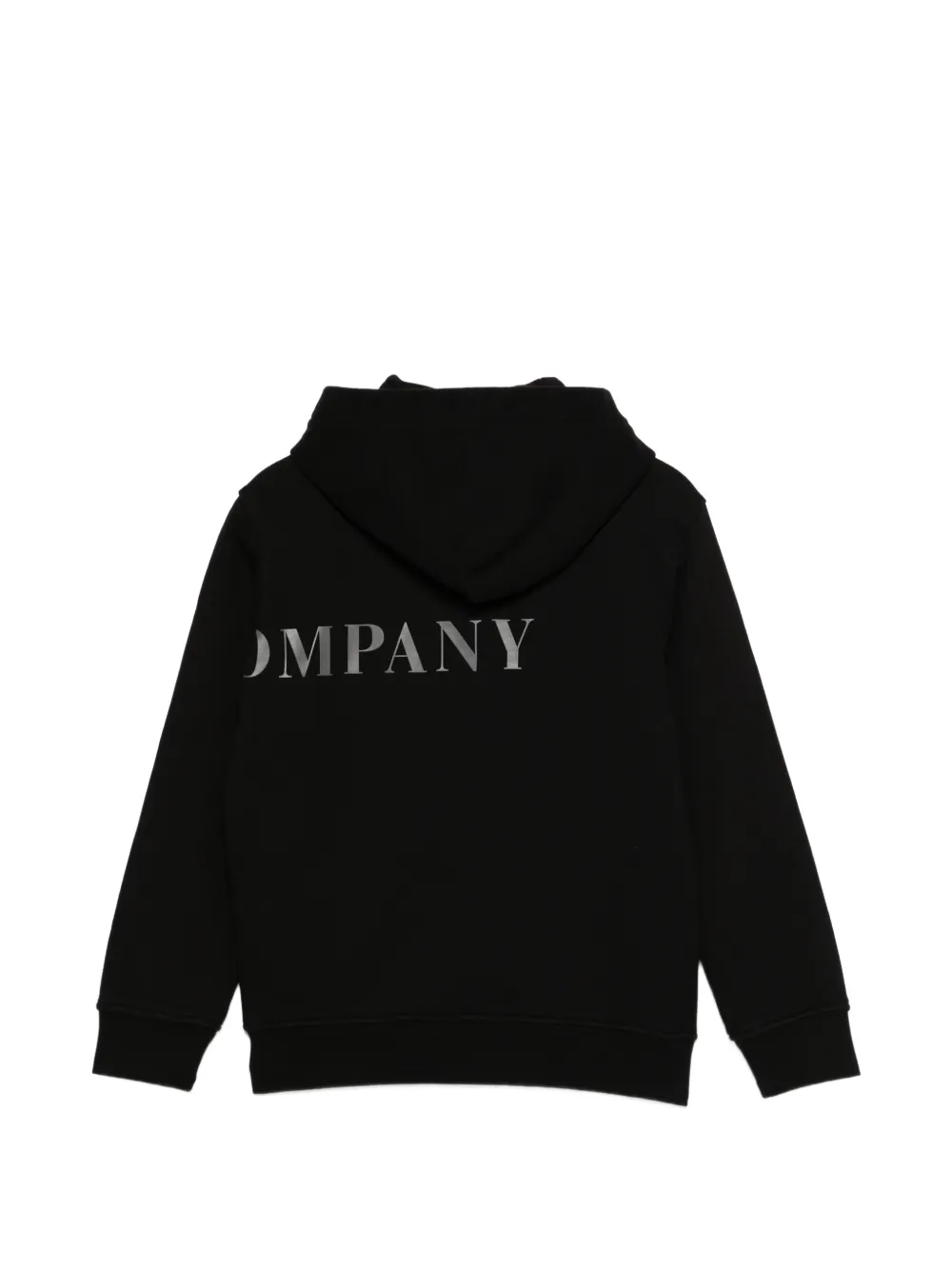 C.P. Company Kids Hoodie met rits Zwart
