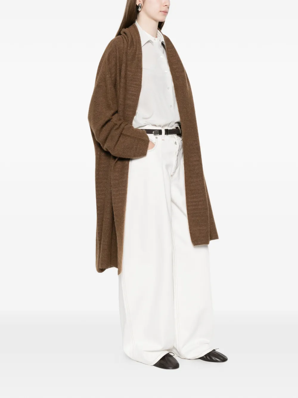  The Row Novaan Open-front Coat - Brown 