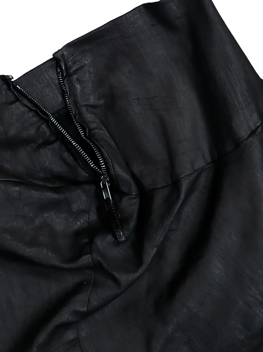 Rick Owens DRKSHDW Gedrapeerde mini-rok Zwart