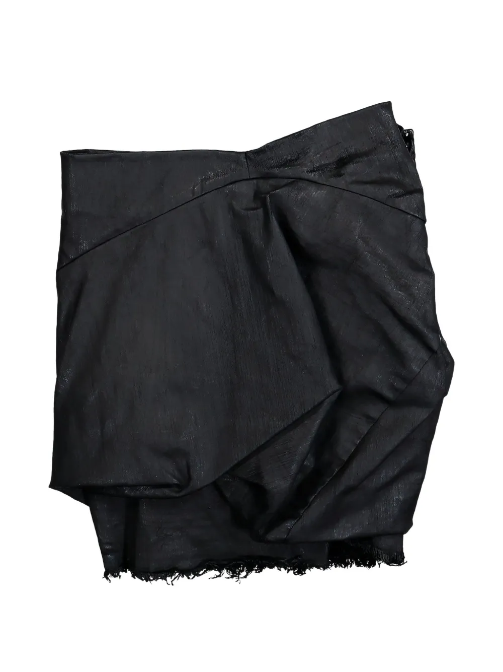  Rick Owens Drkshdw Draped Mini Skirt - Black 