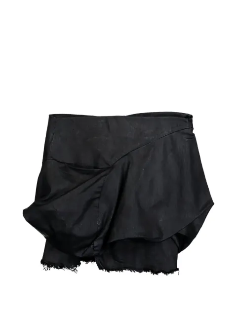 Rick Owens DRKSHDW draped mini skirt