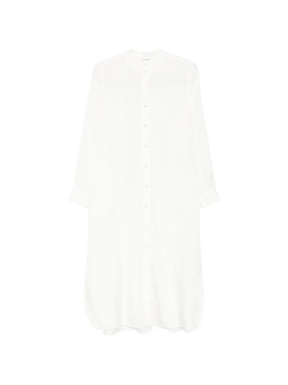 P.A.R.O.S.H. Saxon buttoned midi dress - Toni neutri