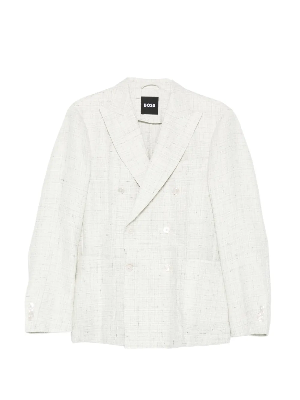 BOSS double-breasted blazer - Neutrals