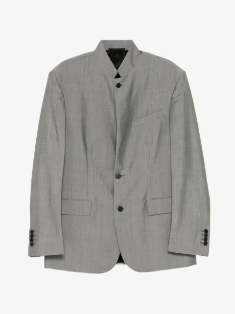 Lanvin mandarin-collar long-sleeve blazer