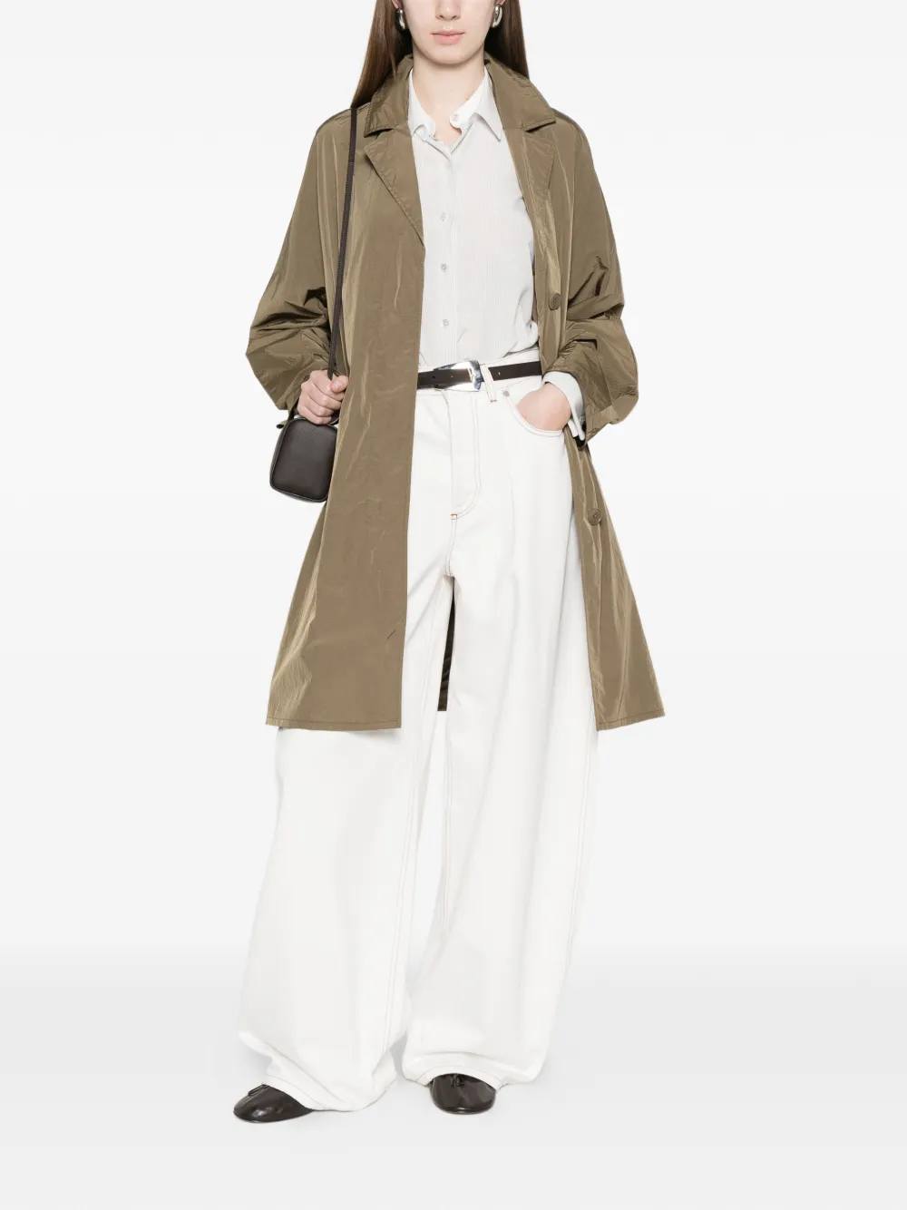  The Row Felixa Collared Coat - Green 