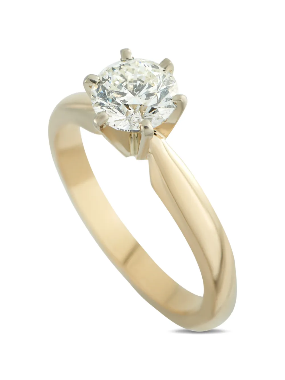 LB Exclusive embellished diamond solitaire ring - Oro