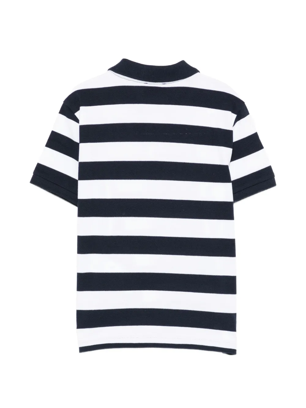  Paul & Shark Junior Striped Collared Polo Shirt - Blue 