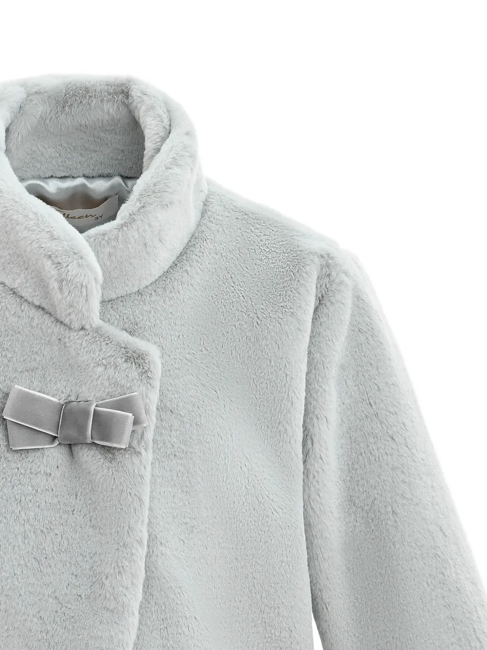 Plush Asymmetrical Coat