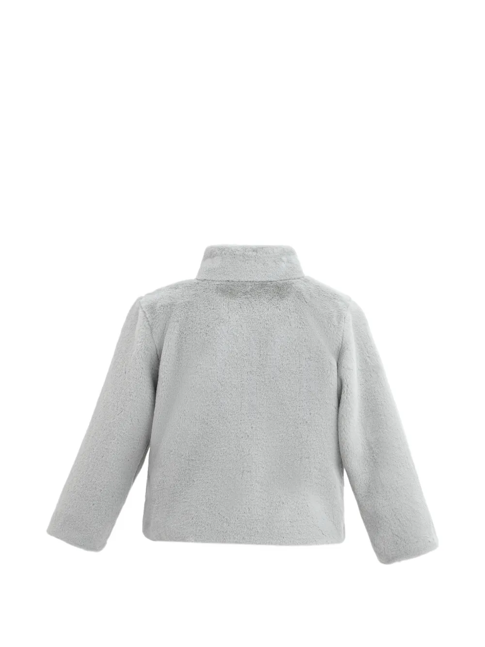 Plush Asymmetrical Coat