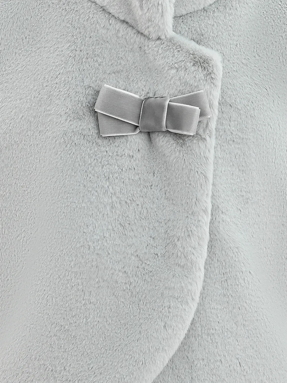 Plush Asymmetrical Coat