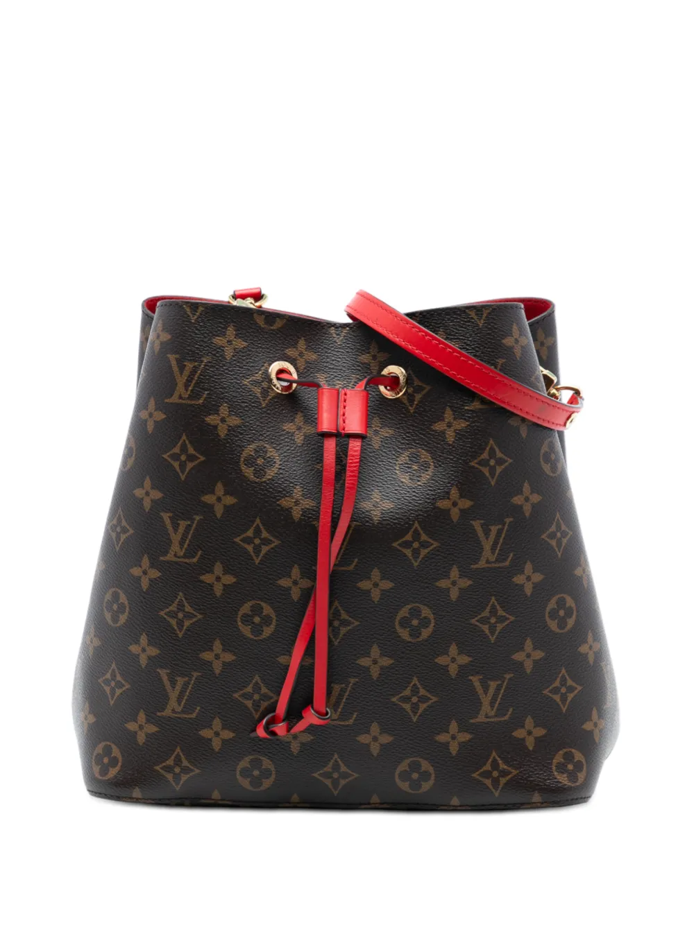 Louis Vuitton Pre-Owned 2019 Monogram Neonoe MM bucket bag - Marrone