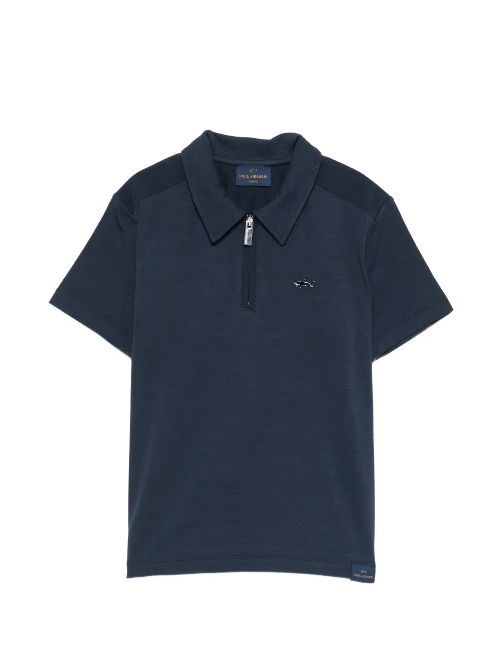 Paul & Shark Junior zip shark polo - Blu