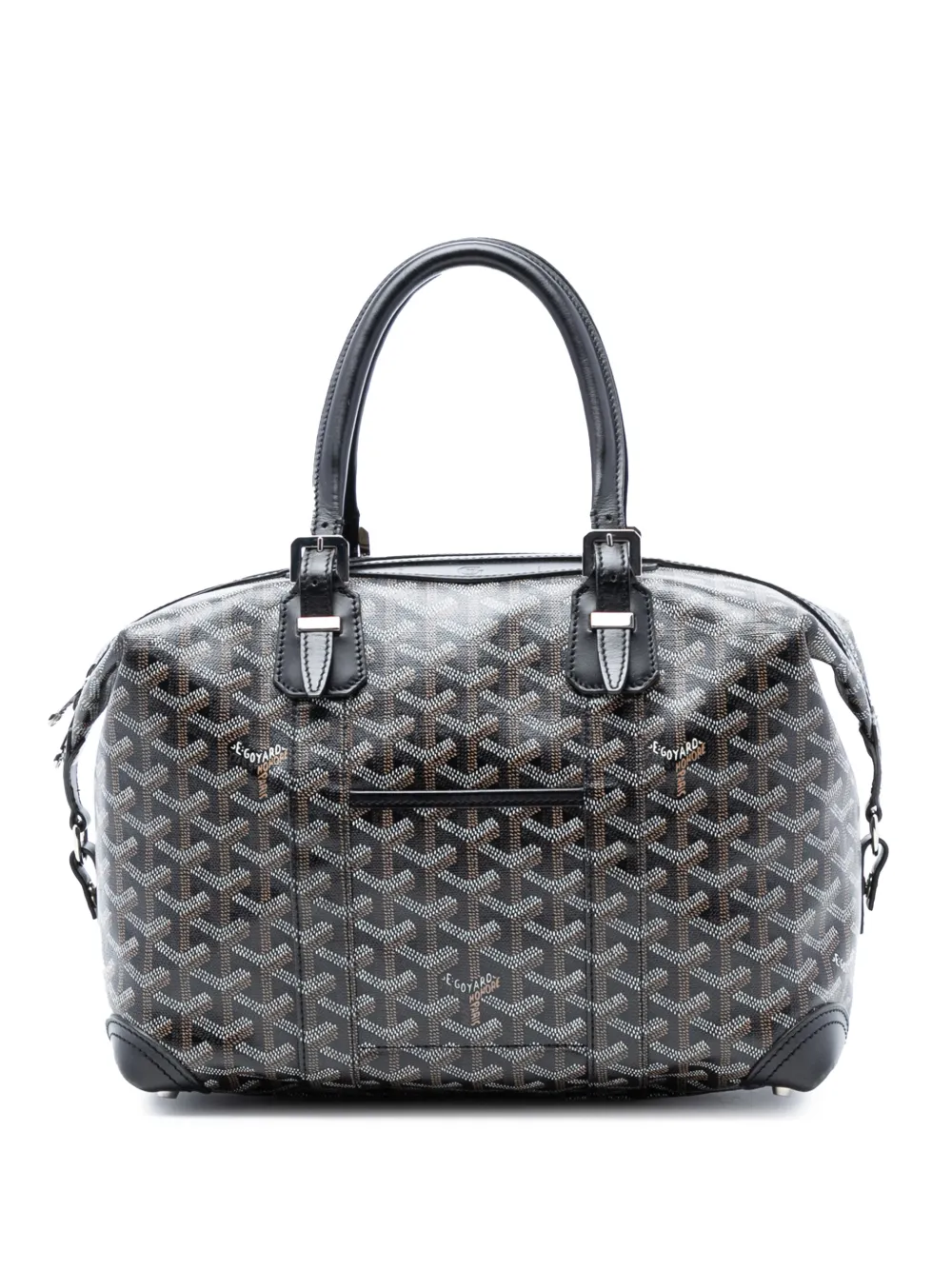 Goyard Pre-Owned 2008 Goyardine Boeing 30 handbag - Nero