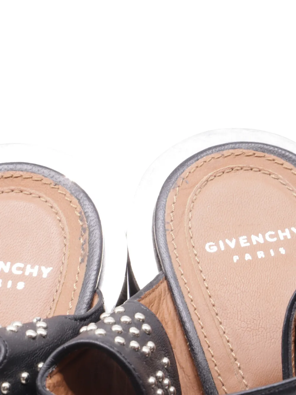 Studded Ankle-Strap Sandals