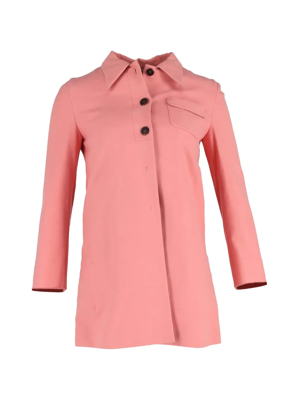 Miu Miu Pre-Owned button-down coat - Rosa