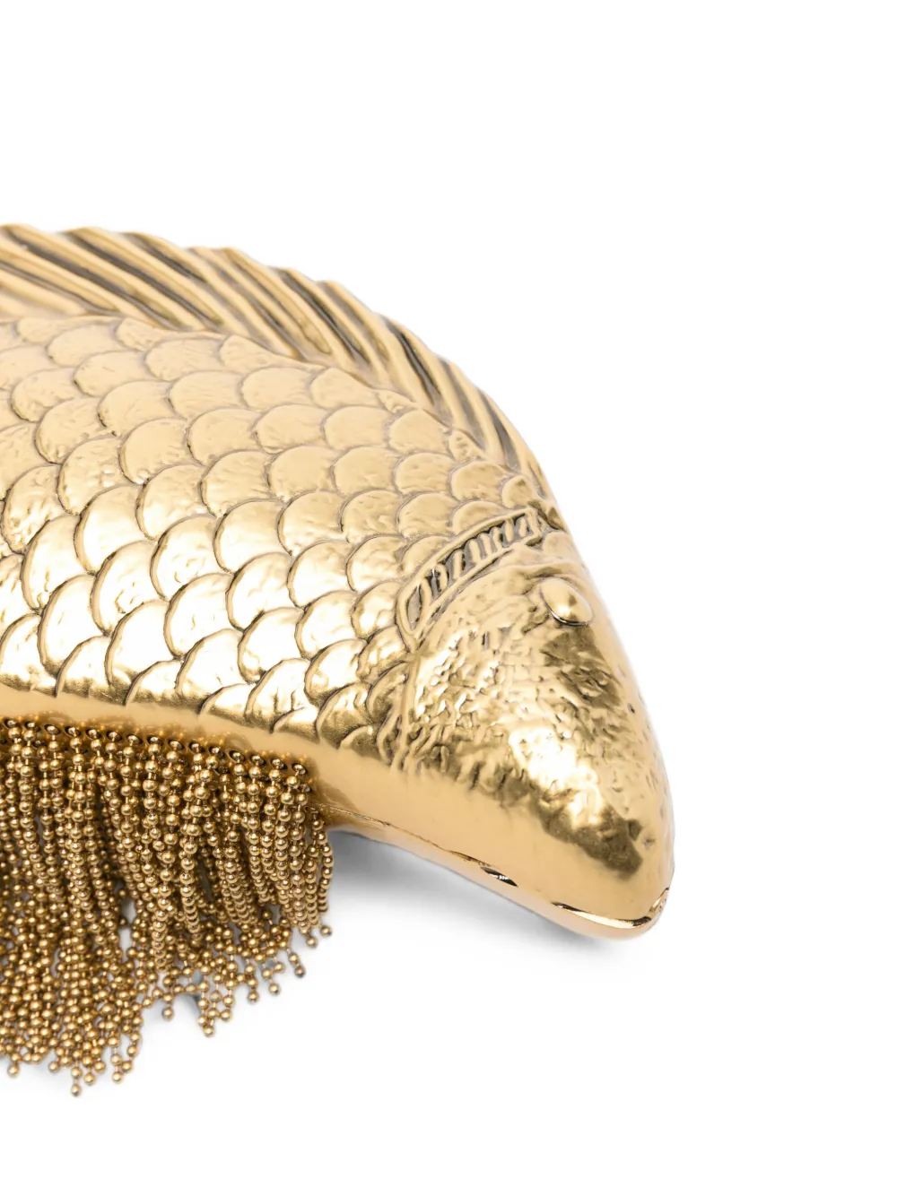 Cult Gaia Neemo visvormige clutch Goud