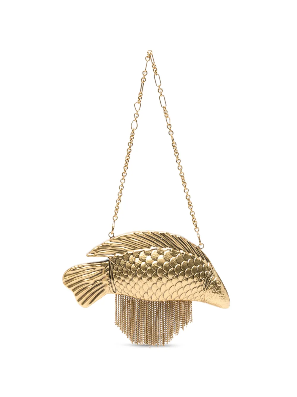 Cult Gaia Neemo fish-shaped clutch bag - Oro