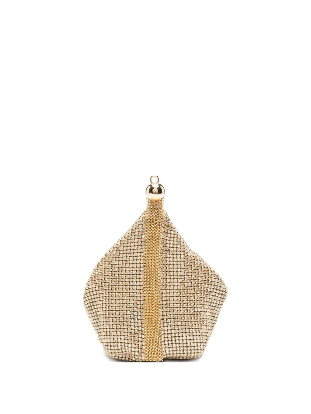 Cult Gaia Rue crystal-embellished clutch bag - Oro