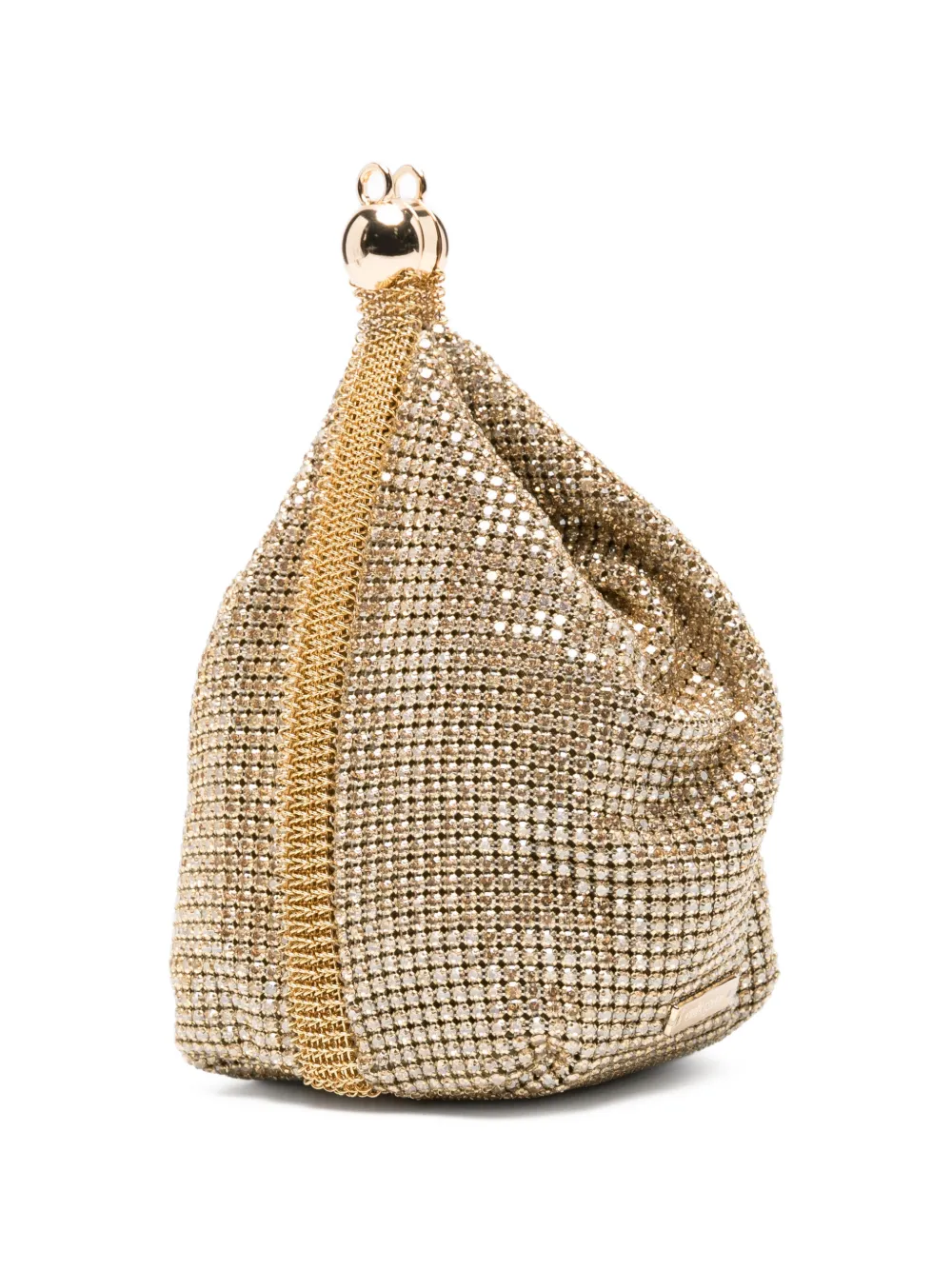 Cult Gaia Rue clutch verfraaid met kristallen Goud
