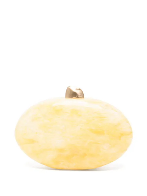 Cult Gaia Eviana marbled clutch bag