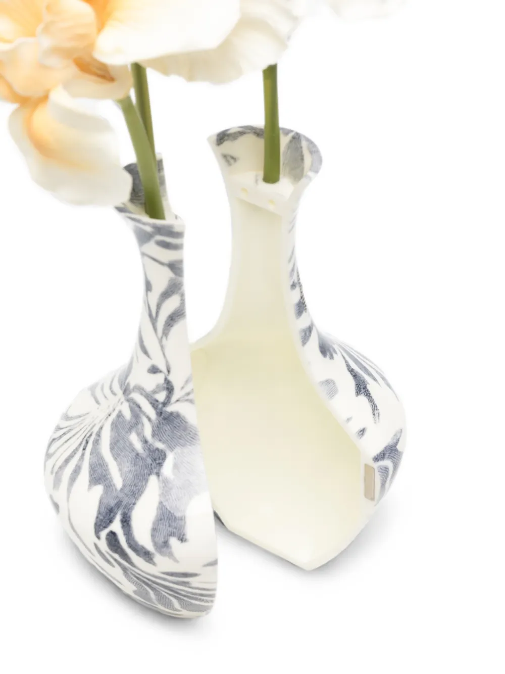Cult Gaia Junos clutch met bloemenprint Wit