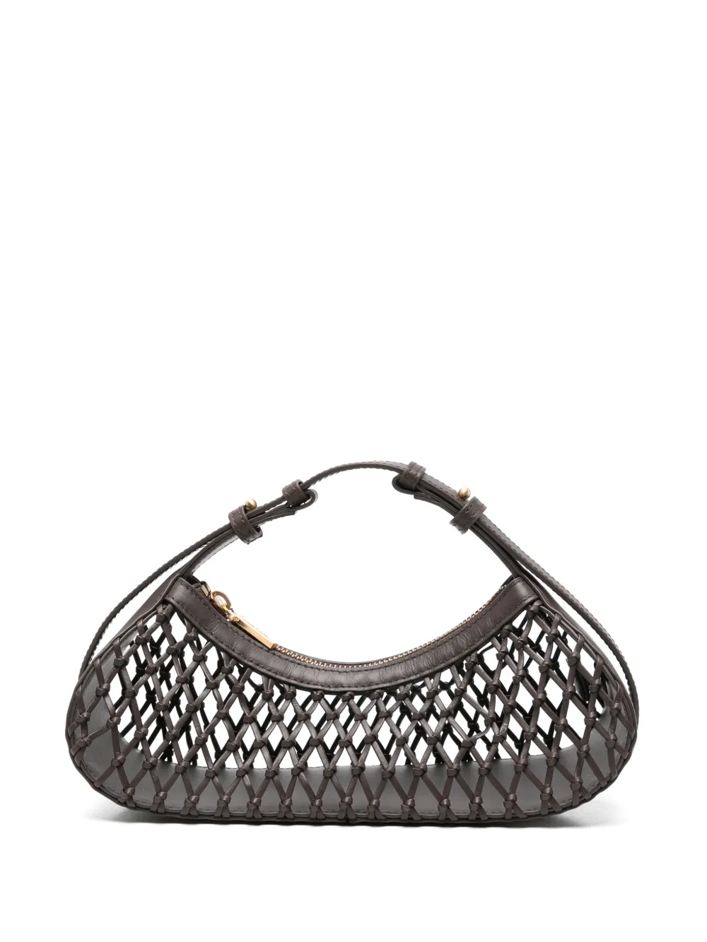 Cult Gaia Shala lattice shoulder bag - Braun