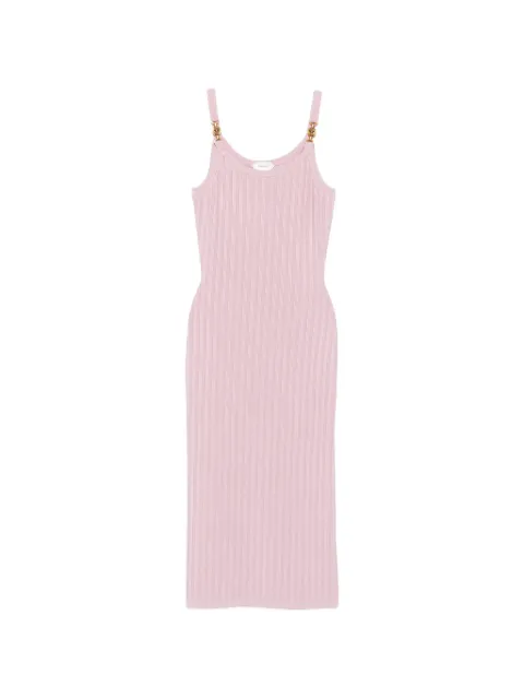 Versace Medusa rib-knit midi dress