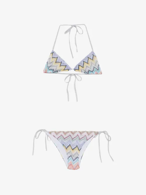 Missoni Triangel-Bikini mit Zickzackmuster