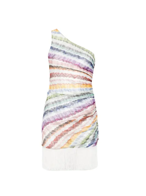 Missoni vestido corto con estampado en zigzag